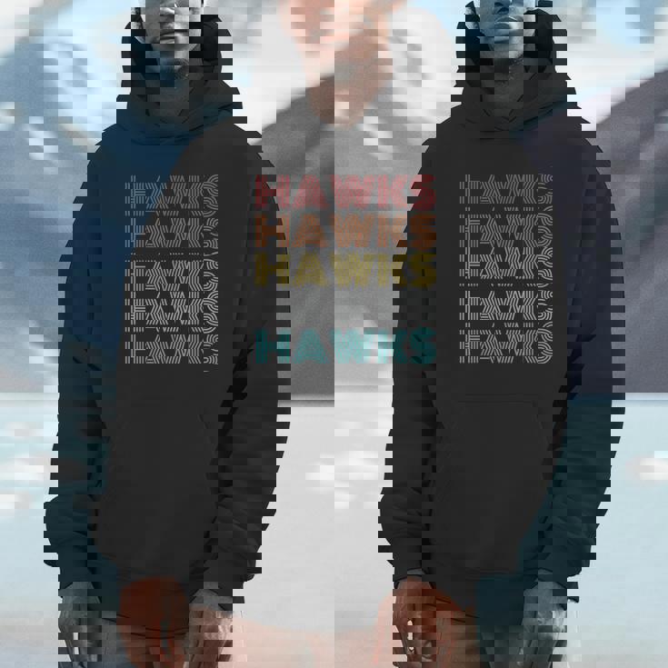 Retro Vintage Hawks Unisex Hoodie