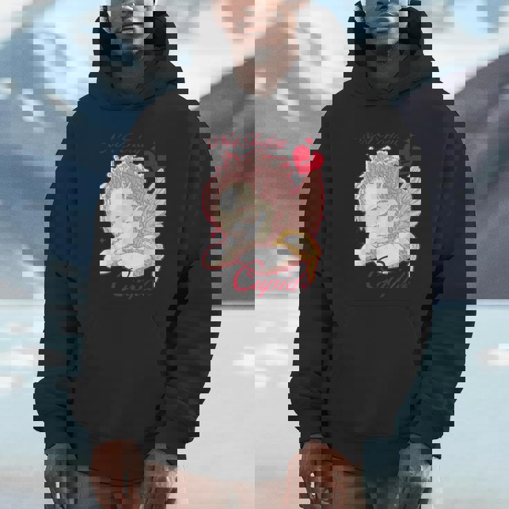 Retro Vintage Not Today Cupid Jordans Valentines Day Unisex Hoodie