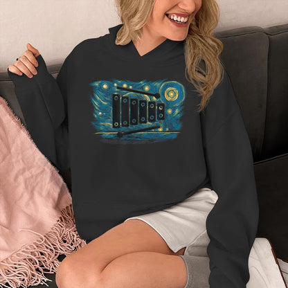 Retro Vintage Style Marimba Unisex Hoodie