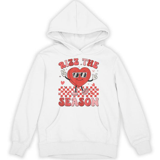Rizz The Season Valentine Retro Valentine Rizzler Meme Unisex Hoodie