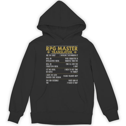 Role Playing Game Rpg D20 Tabletop Rpg Gamer Unisex Hoodie