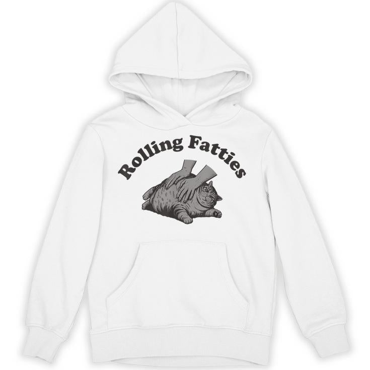 Rolling Fatties Cat Kitten Owner Fat Cat Unisex Hoodie