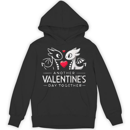 Romantic Dragon Couple Valentine's Day Unisex Hoodie