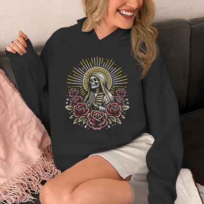 Santa Muerte Folk Saint Unisex Hoodie