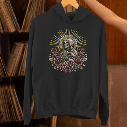 Santa Muerte Folk Saint Unisex Hoodie