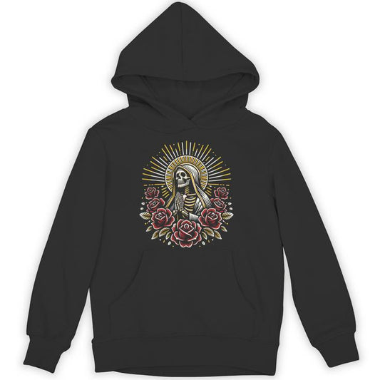 Santa Muerte Folk Saint Unisex Hoodie