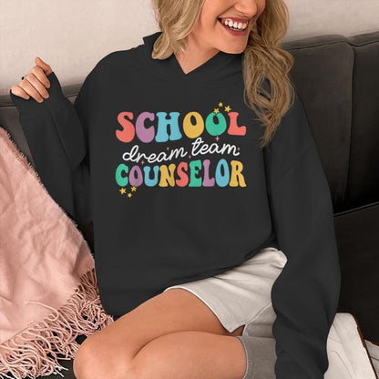 School Counselor Dream Squad Team Back To School Counseling Unisex Hoodie