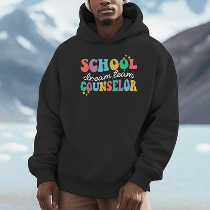 School Counselor Dream Squad Team Back To School Counseling Unisex Hoodie