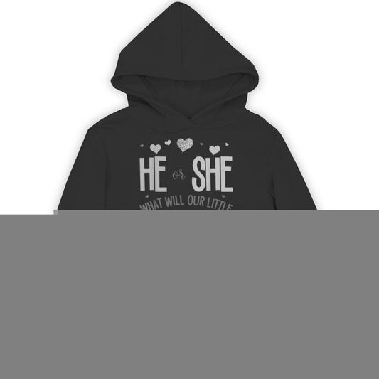 He Or She What Will Our Little Sweetheart Be Gender Reveal Unisex Hoodie