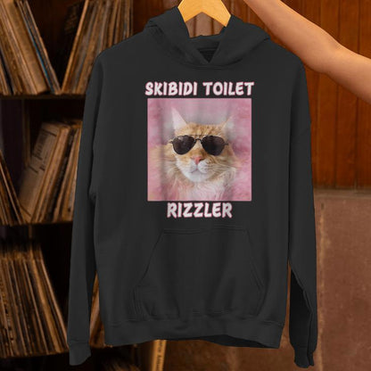 Skibidi Toilet Rizzler Meme Memes Internet Memes Genz Unisex Hoodie