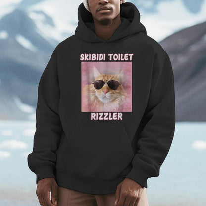 Skibidi Toilet Rizzler Meme Memes Internet Memes Genz Unisex Hoodie