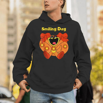 Smiling Dog Plush Critters Costume Smiling Dog Plush Unisex Hoodie