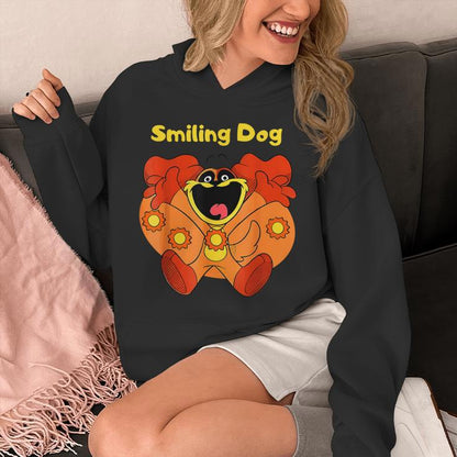 Smiling Dog Plush Critters Costume Smiling Dog Plush Unisex Hoodie