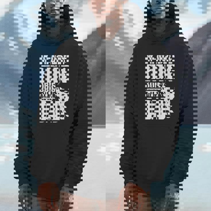Snowmobile Sled My Favorite Riding Buddies Call Me Dad Unisex Hoodie