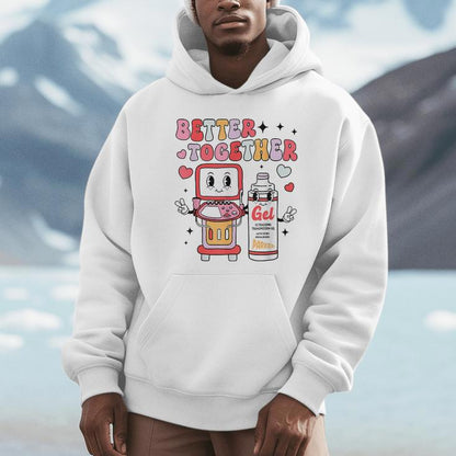 Sonographer Valentine's Day Ultrasound Technologist Rdms Unisex Hoodie