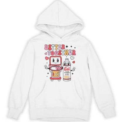 Sonographer Valentine's Day Ultrasound Technologist Rdms Unisex Hoodie