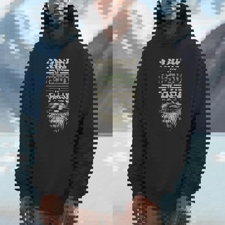 Sorry This Beard Taken Husband Boyfriend Bearded Men Unisex Hoodie