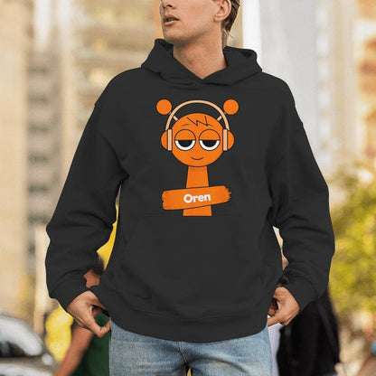 Sprunki Oren Orange Unisex Hoodie