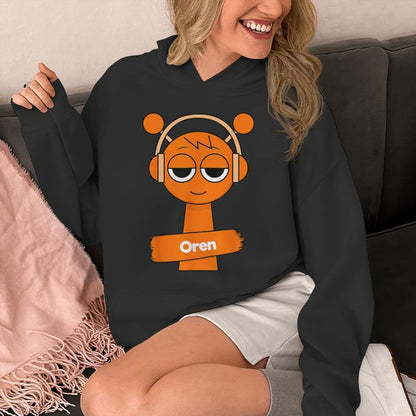 Sprunki Oren Orange Unisex Hoodie