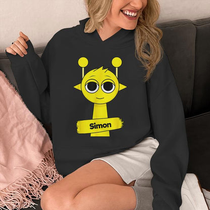 Sprunki Simon Yellow Unisex Hoodie