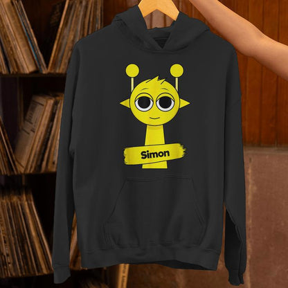 Sprunki Simon Yellow Unisex Hoodie