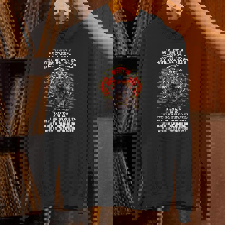 My Time In Bunker Gear Is Over My Memories Will Remain Fire Unisex Hoodie