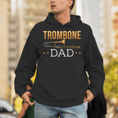 Trombone Player Trombonist Musical Instrument Trombone Dad Unisex Hoodie