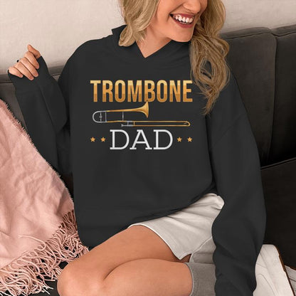 Trombone Player Trombonist Musical Instrument Trombone Dad Unisex Hoodie