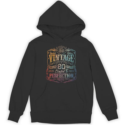 Vintage 1945 Limited Edition 80 Year Old 80Th Birthday Unisex Hoodie
