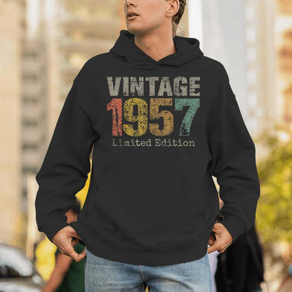 Vintage 1957 Limited Edition 68Th Birthday 68 Year Old Unisex Hoodie
