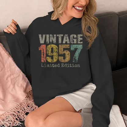 Vintage 1957 Limited Edition 68Th Birthday 68 Year Old Unisex Hoodie
