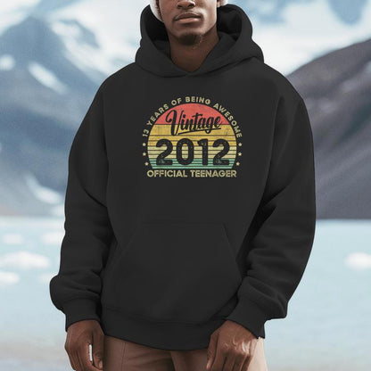 Vintage 2012 Official Nager 13Th Birthday 13 Yr Old Unisex Hoodie