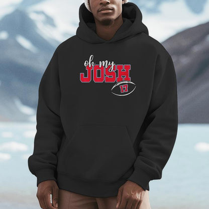 Vintage Josh First Name Personalized Custome Sports Unisex Hoodie