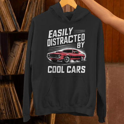 Vintage Muscle Car Easily Distracted By Cool Cars Unisex Hoodie