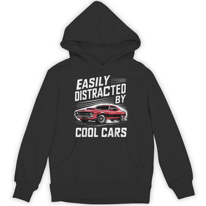 Vintage Muscle Car Easily Distracted By Cool Cars Unisex Hoodie