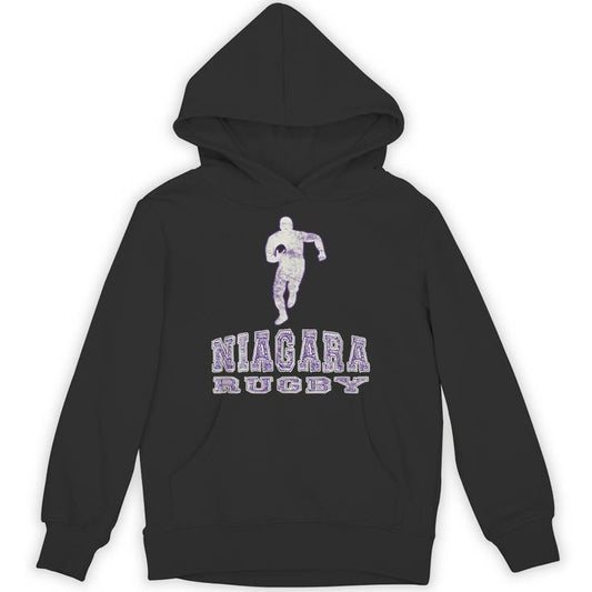 Vintage Niagara Rugby With Rugby Player Unisex Hoodie