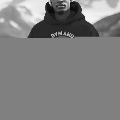 Vintage Retro Gym And Tonic Fitness Lovers Unisex Hoodie
