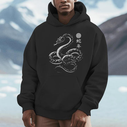 Vintage Snake 2025 Chinese New Year Of The Snake Unisex Hoodie