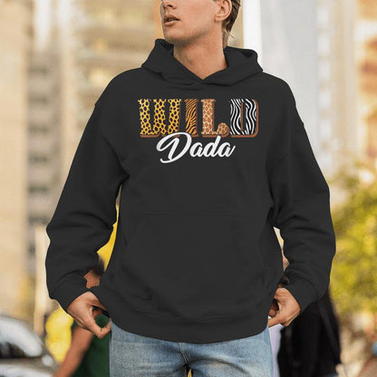 Wild Dada Zoo Safari Jungle Animal Birthday Matching Family Unisex Hoodie