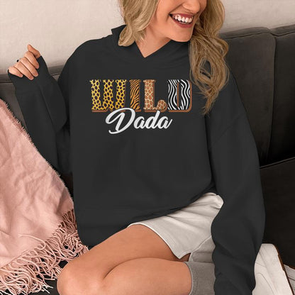 Wild Dada Zoo Safari Jungle Animal Birthday Matching Family Unisex Hoodie