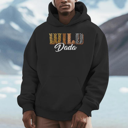 Wild Dada Zoo Safari Jungle Animal Birthday Matching Family Unisex Hoodie