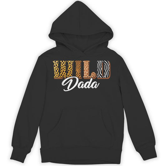 Wild Dada Zoo Safari Jungle Animal Birthday Matching Family Unisex Hoodie