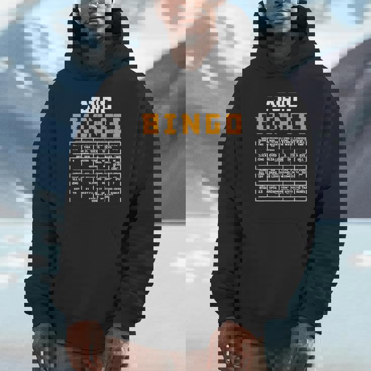 World Mental Health Awareness Day Adhd Bingo Unisex Hoodie