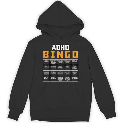World Mental Health Awareness Day Adhd Bingo Unisex Hoodie