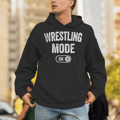 Wrestling Mode On Wrestler Grappler Coach Trainer Unisex Hoodie
