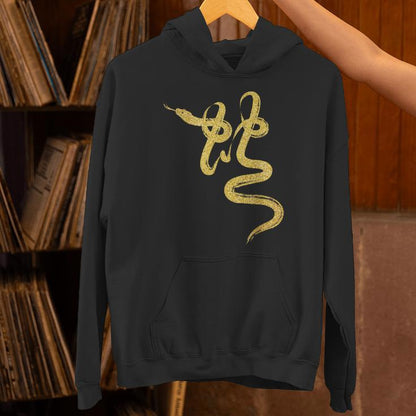 Year Of The Snake Gold Chinese Zodiac 2025 Unisex Hoodie