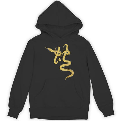 Year Of The Snake Gold Chinese Zodiac 2025 Unisex Hoodie