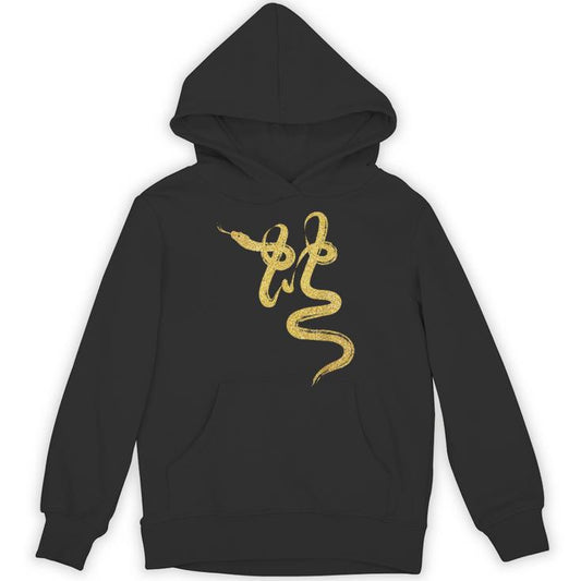 Year Of The Snake Gold Chinese Zodiac 2025 Unisex Hoodie