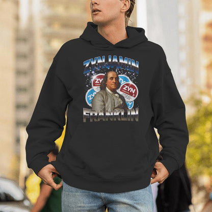 Zynjamin Franklin American Meme Zyn Meme Unisex Hoodie