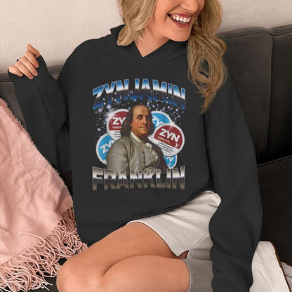 Zynjamin Franklin American Meme Zyn Meme Unisex Hoodie